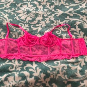 Pink corset top